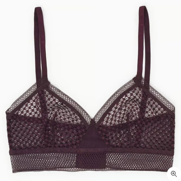 NWOT - Else Bella Soft Cup Wireless Triangle Bralette - limited edition RED - Picture 4 of 4